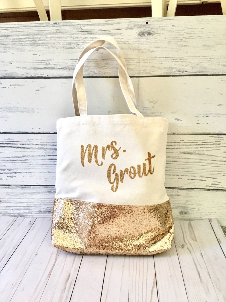 sparkly tote
