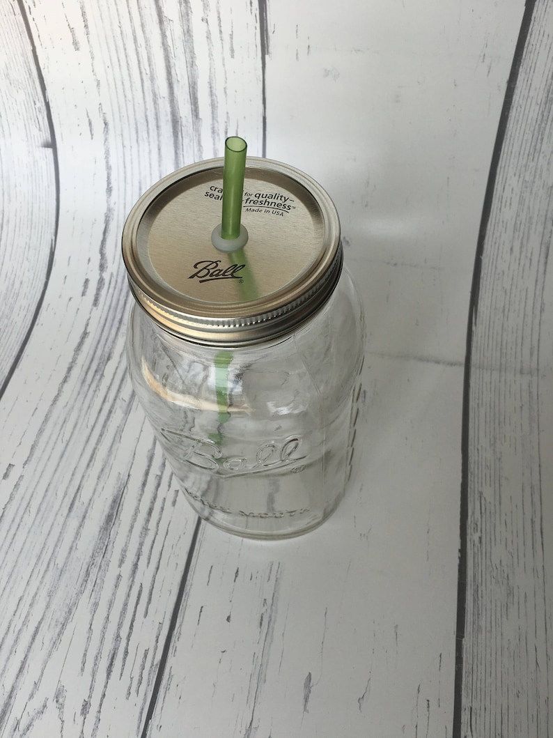 Extra Large Glass Mason Jar Tumbler 64 Oz Mason Jar Tumbler Etsy