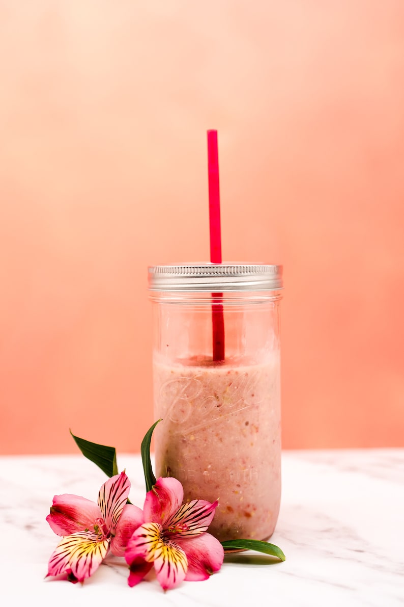 24 Oz Glass Mason Jar Cup Mason Jar Tumbler Mason Jar Etsy