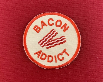 Bacon addict patch // ornament