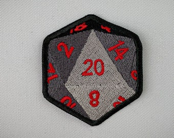 D20 patch // ornament