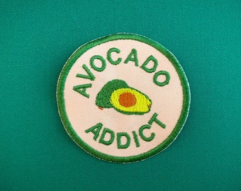 Avocado addict patch // ornament