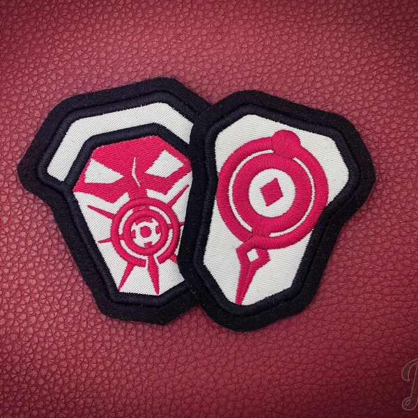 Vi from Arcane inspired patch // ornament, cosplay prop.