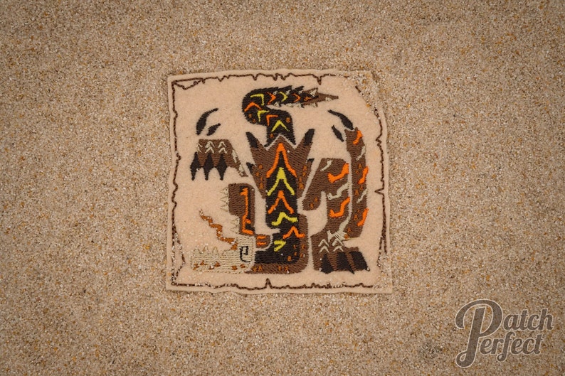 Brute Tigrex inspired patches // ornament image 1