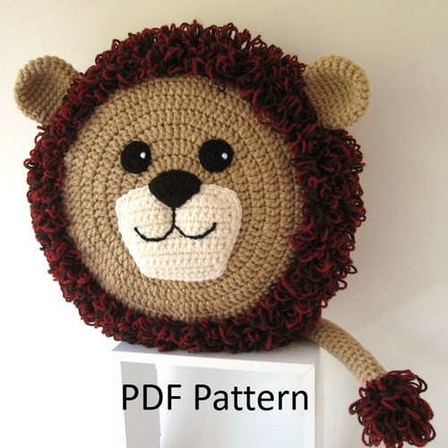 Cat Pillow Cushion CROCHET PATTERN Crochet Patterns for Etsy