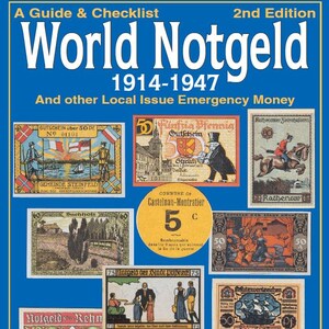Katalog Welt Notgeld 1914-1947, Notgeld, seltenes altes Papiergeld, Vintage Banknoten, Weltnotgeld. Digitales Buch. 149