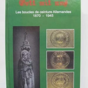 Belt buckles from Germany 1870-1945. German military belt buckle, vintage army uniform WWI WW2, Book Catalog. For collector. 367