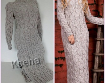 cable knit jumper dress womens