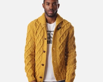 Men's Hand Knitted Cardigan Men's 