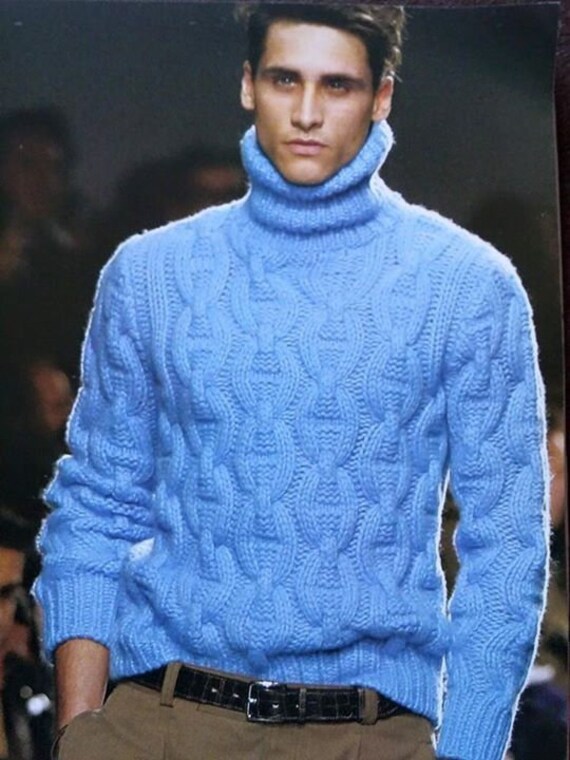 cable knit sweater men