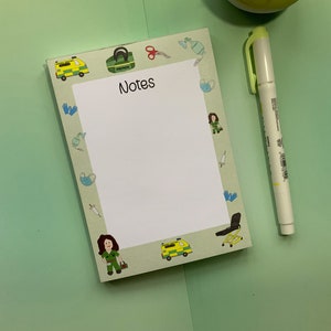 A6 paramedic notepad