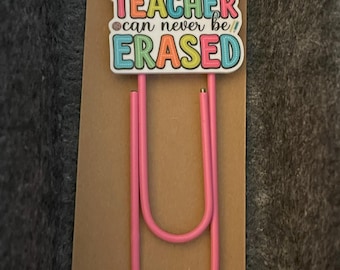 Handmade Jumbo Paper Clip Bookmark, Teacher Gift, Kentucky Made