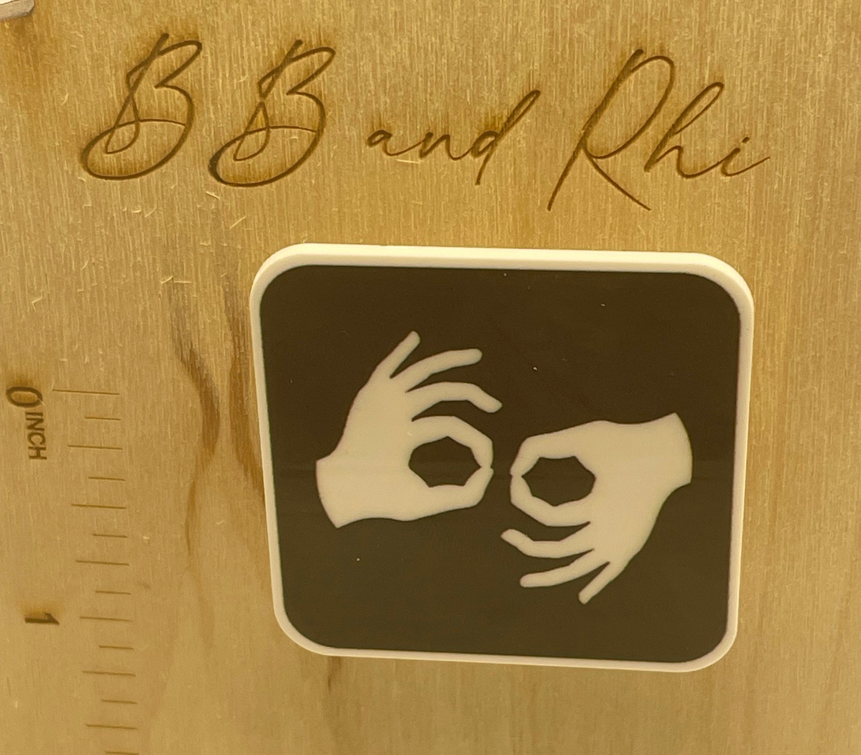 American Sign Language Interpreter Pin, ASL Gift - Etsy