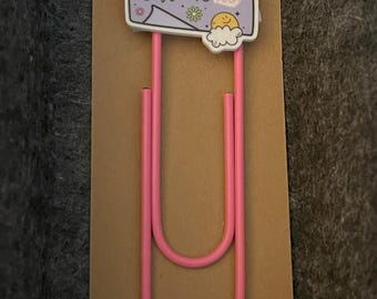 Handmade Jumbo Paper Clip Bookmark, Teacher Gift, Kentucky Made