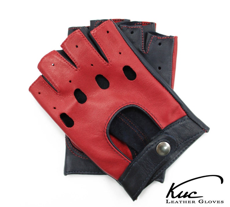 Fingerless Gloves Car Driving Gloves Soft Nappa Lamb Etsy