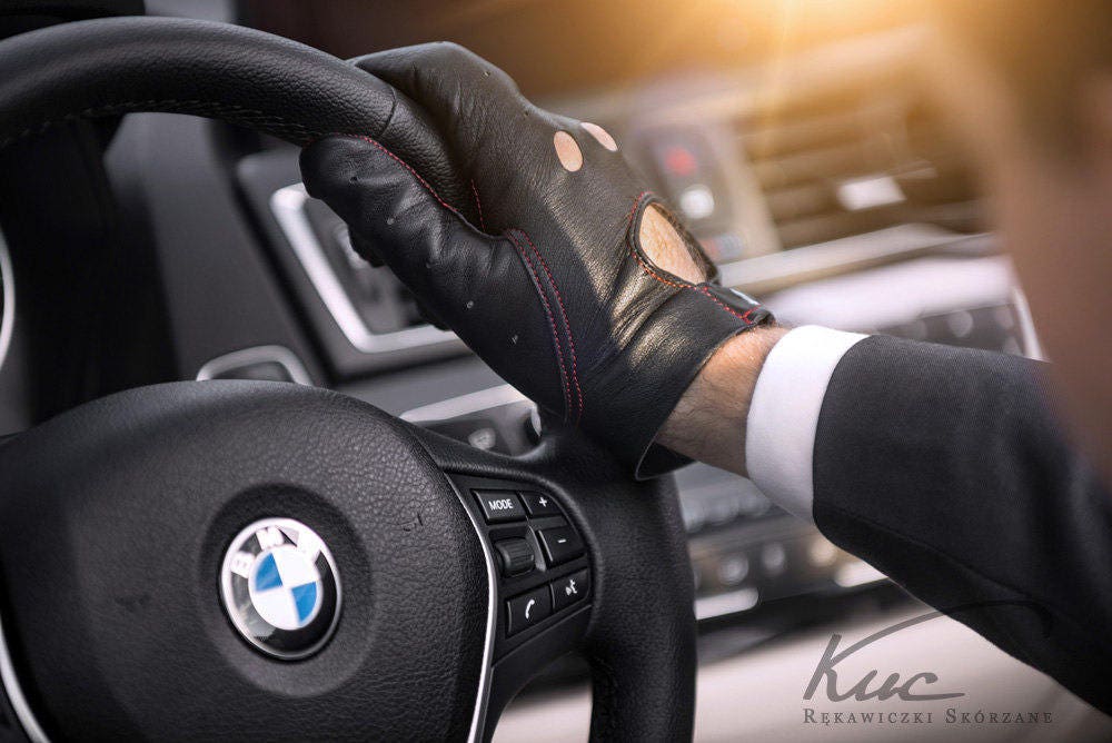 MENS CLASSIC DRIVING GLOVES SOFT GENUINE REAL LAMBSKIN LEATHER DRESS GLOVES