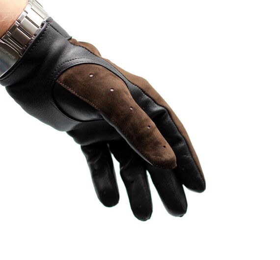 Suede driving gloves deals