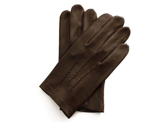 Men/'s Officers Unlined Leather Gloves New