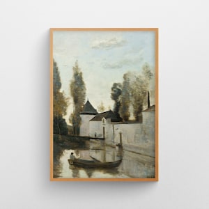 Vintage Art Print | French Landscape | Digital Download | A6 A5 A4 A3 Poster