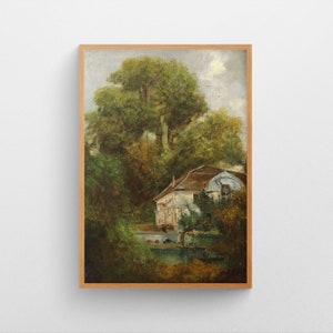 Vintage Art Print | French Landscape | Digital Download | A6 A5 A4 A3 Poster