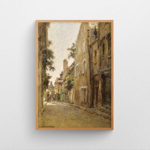 Vintage Art Print | French Landscape | Digital Download | A6 A5 A4 A3 Poster