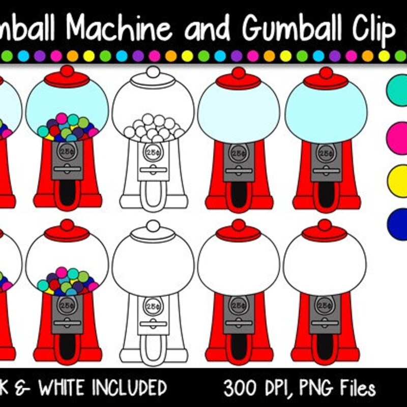 Gumball Machine Etsy