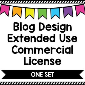 BLOG DESIGN - Extended Use Commercial License