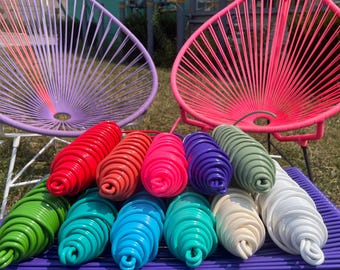 UV-Resistant Vinyl Cord 0.2” (5 mm) – 150 ft – Durable Flexible Cord for Chair Weaving