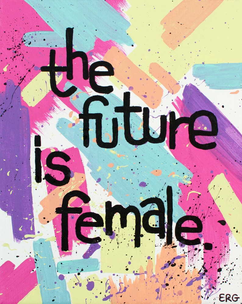 The Future is Female Print for Women Female Wall Art Etsy