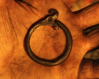 Hand forged Ouroboros Pendant – Symbol of Eternity, Renewal & the Cycle of Life