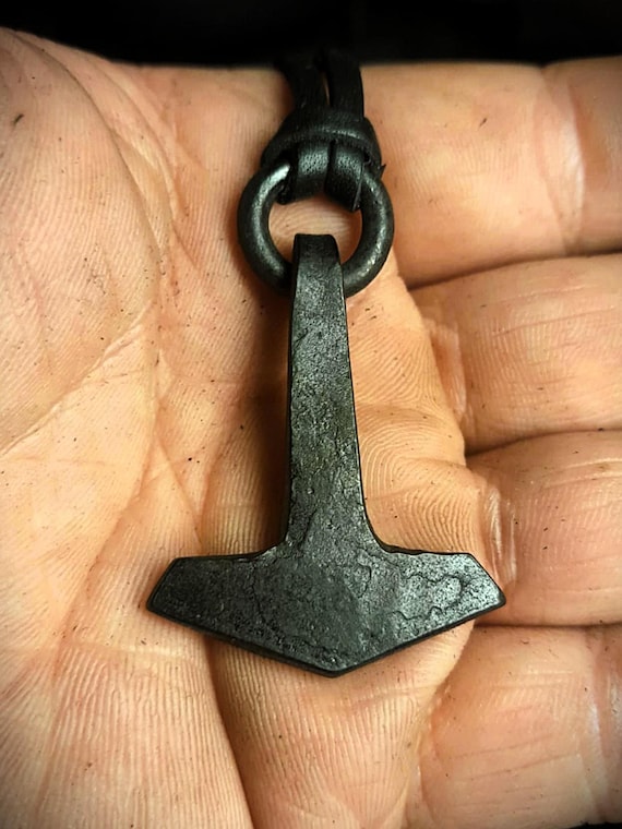 Hand forged Thor’s Hammer Pendant – Symbol of Protection, Strength & Divine Power
