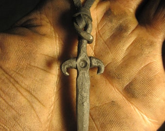 Hand forged Sword Pendant – Symbol of Courage, Honor & Inner Strength