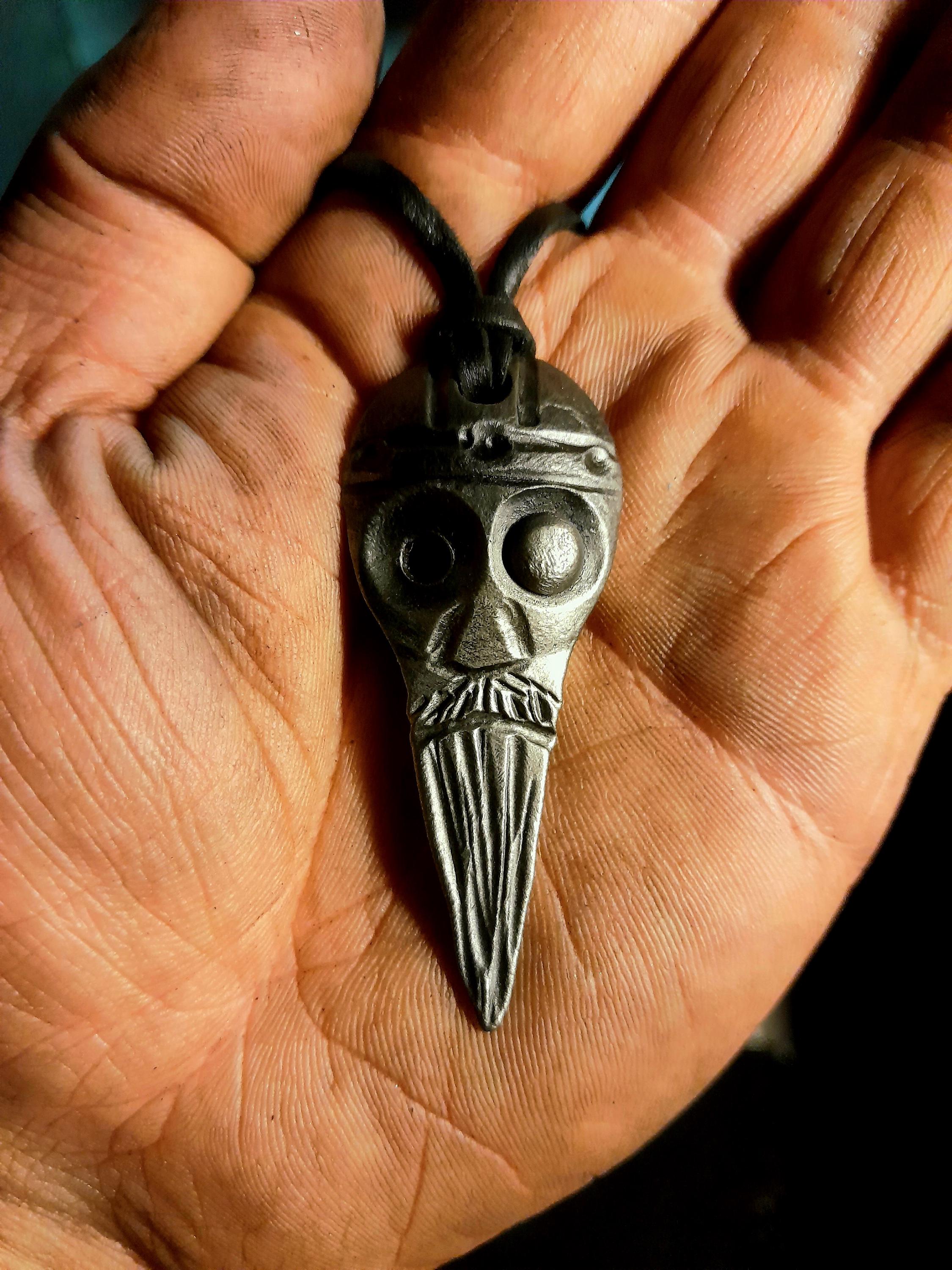 Hand forged Odin Pendant – Symbol of Wisdom, Power & the Path of the Seeker