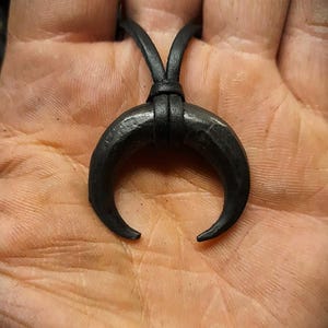 Hand forged Audhumla (cow of beginning) Pendant – Symbol of Creation, Nourishment & Primordial Life