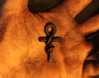 Hand forged Ankh Pendant – Symbol of Eternal Life, Balance & Sacred Power