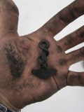 Hand Forged Mjolnir Pendant: Thor's Hammer with World Serpent