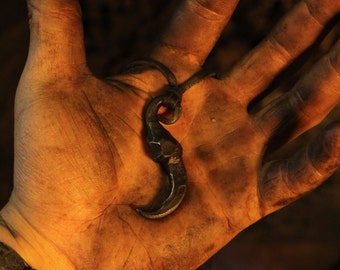 Hand forged Beast’s Claw Pendant – Symbol of Strength, Wildness & Protection