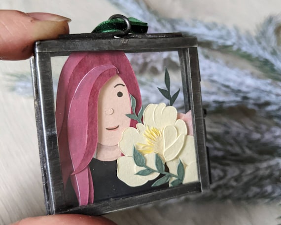 Bespoke papercut portrait, custom portrait