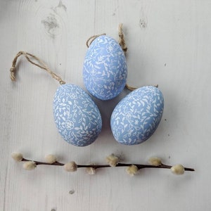 Ceramic Easter Egg Decoration hand painted Easter tree decor image 7