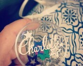 Personalised papercut baubles - name Christmas decorations - pet decorations -snowflake, star or paw -