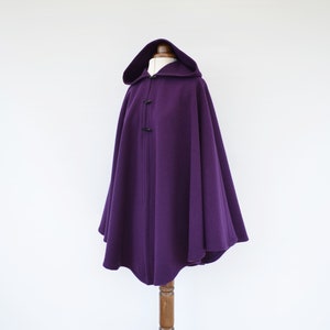 purple cape jacket