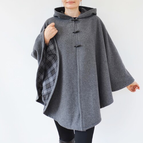 plus size winter cloak