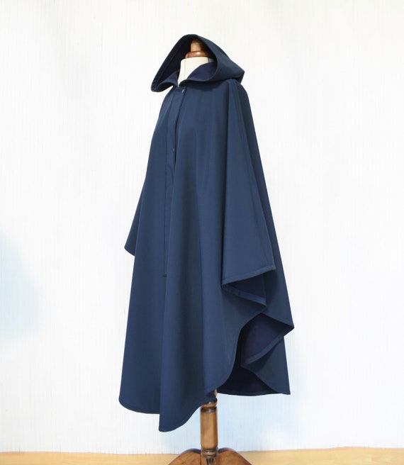 Long Waterproof and Windproof Cape Coat 
