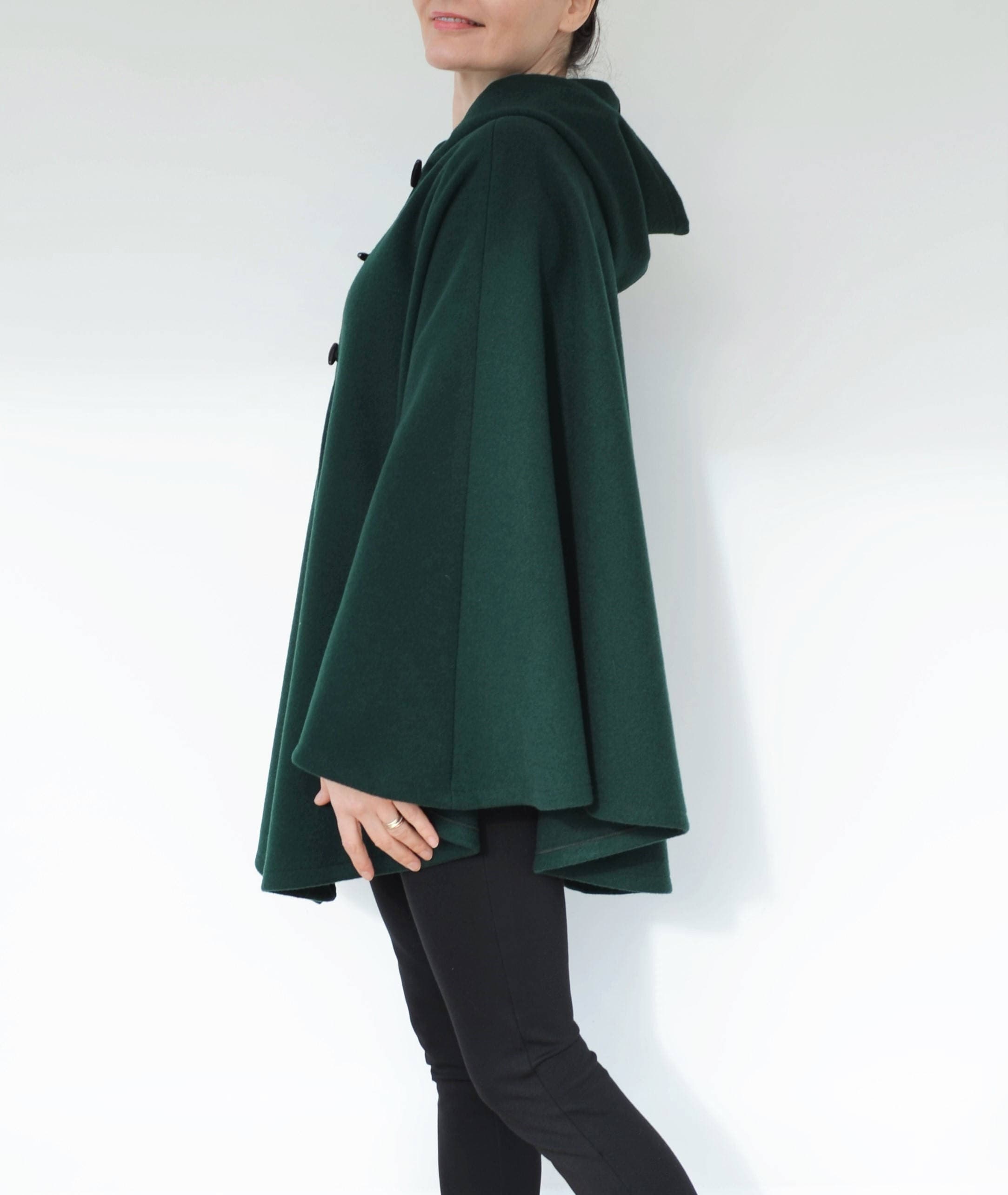 sheer green cape