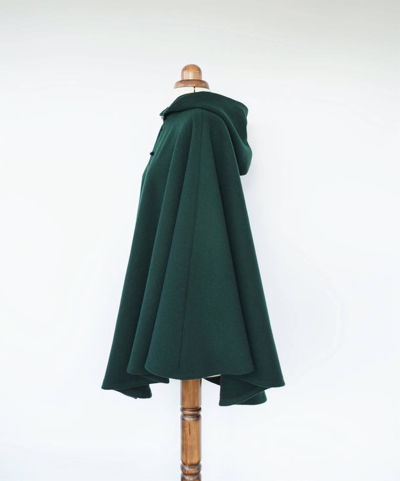 sheer green cape