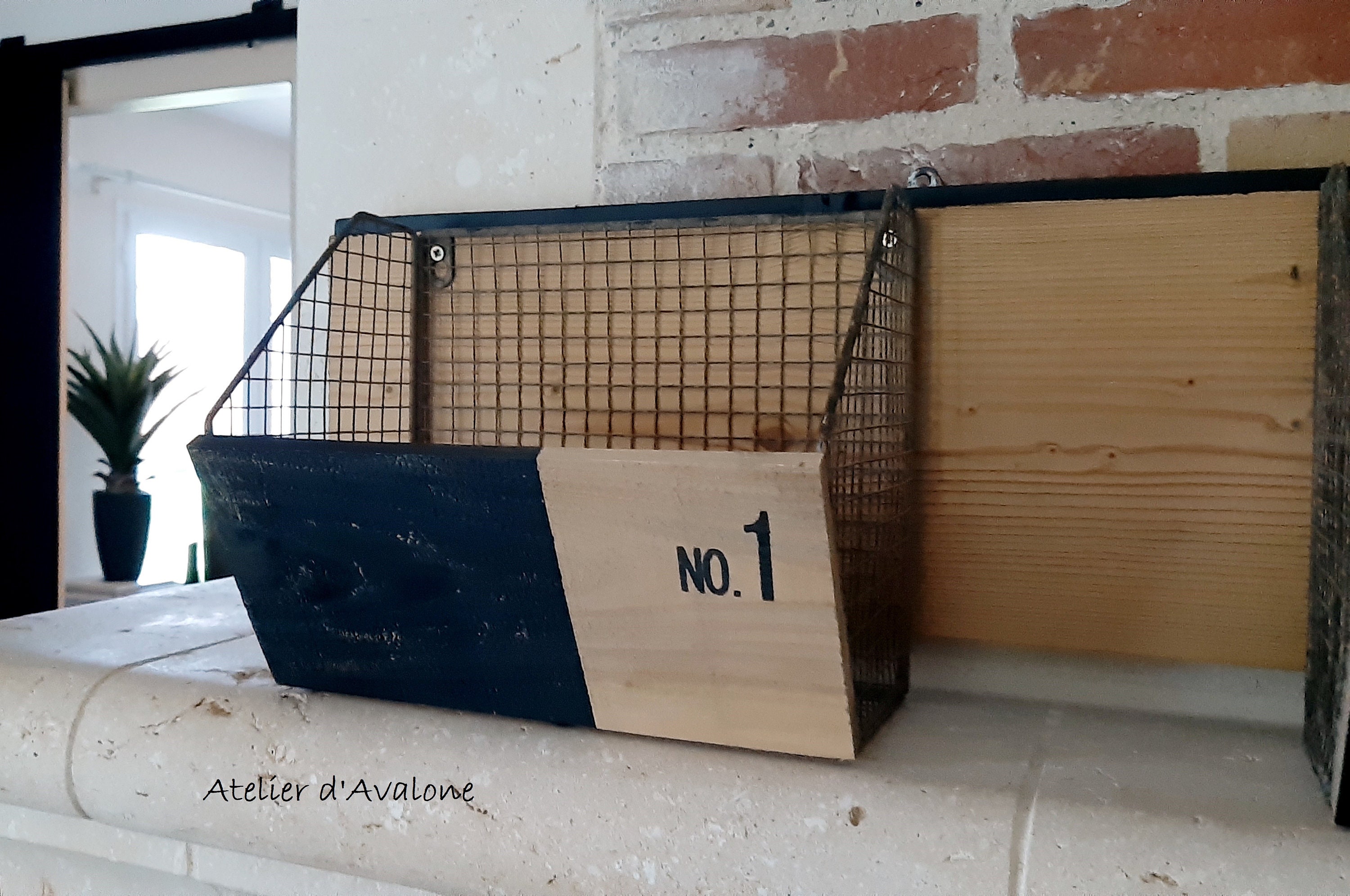 Etagère Rangement Vide Poche Casiers à Suspendre Style Indutriel