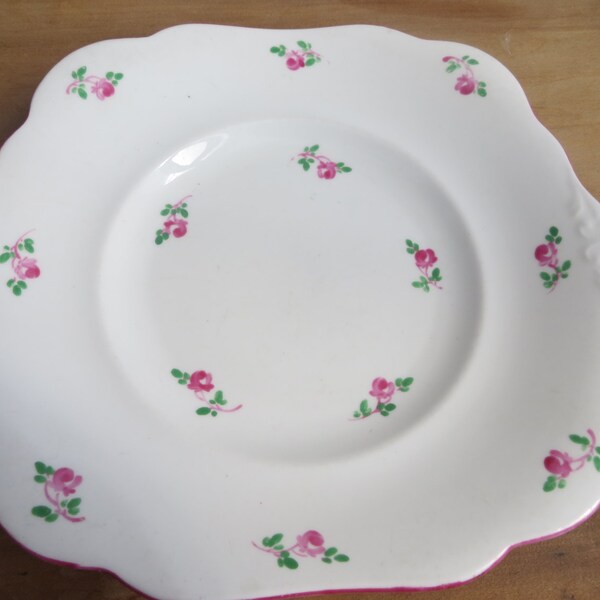 Painted Cake Plates Etsy