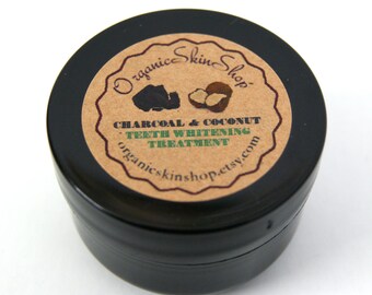 Teeth Whitening Treatment- Activated Charcoal & Coconut Oil Paste