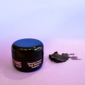 Teeth Whitening Treatment Activated Charcoal & Coconut Oil Paste image 1