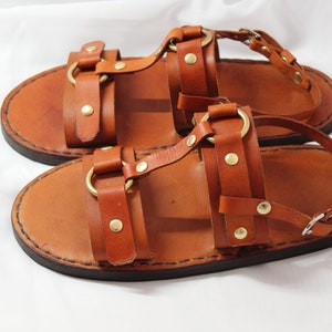 Veg Tan Leather Sandals image 3